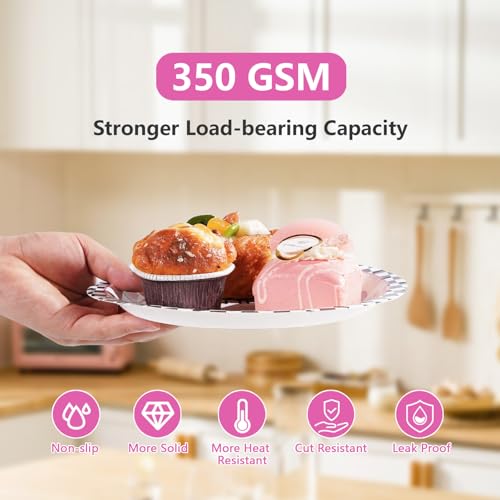 96 Pcs Pink Car Baby Shower Party Plates and Napkins - Grencian