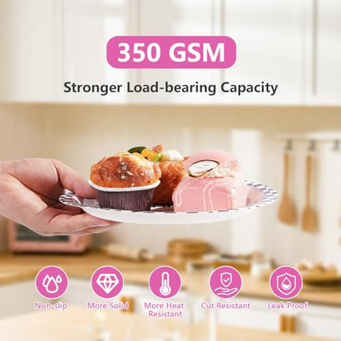 96 Pcs Pink Car Baby Shower Party Plates and Napkins - Grencian