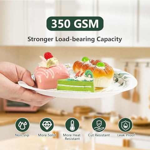 96 Pcs Sage 50th Wedding Anniversary Party Plates and Napkins - Grencian