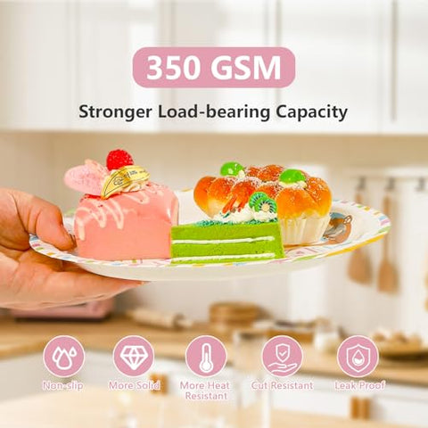 96 Pcs Sea Otter Birthday Party Plates and Napkins - Grencian