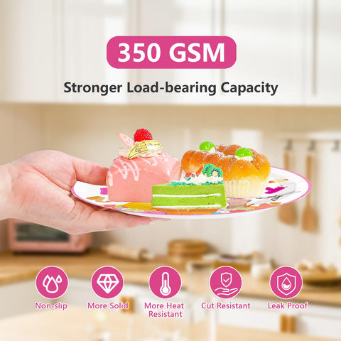96 Pcs Sewing Birthday Party Plates and Napkins - Grencian