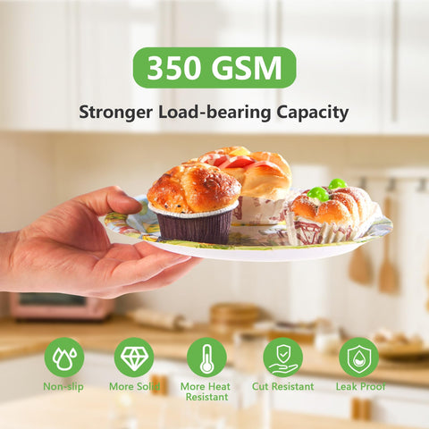 96 Pcs Tractor Birthday Party Plates and Napkins - Grencian