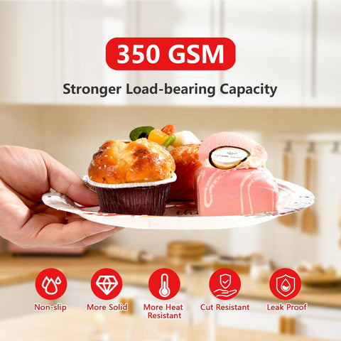 96 Pcs Xmas Present Baby Shower Party Plates and Napkins - Grencian