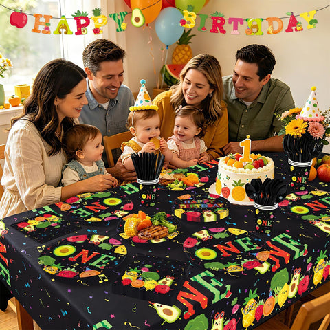 Dancing Fruit 1st Birthday Party Supplies 171 Pcs for Baby