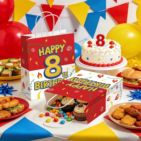 Animation party favor bags red yellow kids