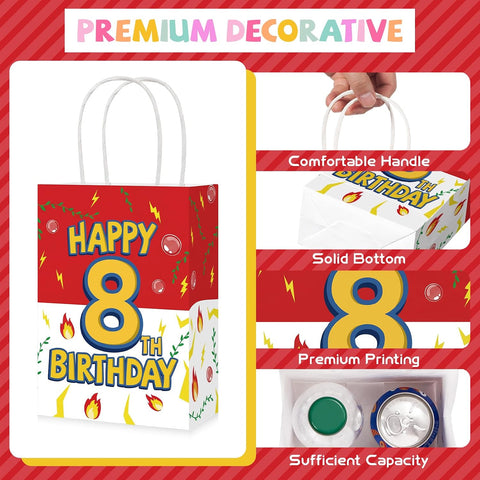 Animation themed party favor bags 8th birthday