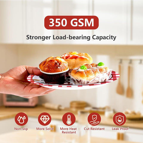 Beefsteak Birthday Plates & Napkins Set - 96 Pcs image 4
