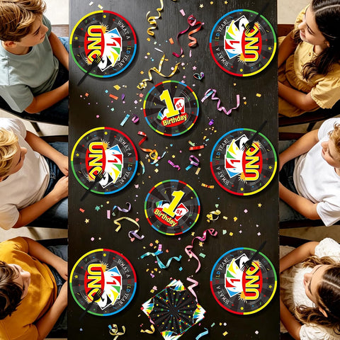 Card Game 1st Birthday Party Plates & Napkins - 96 Pcs image 8