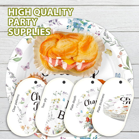 96Pcs Chapter 30th Birthday Party Plates and Napkins - Grencian