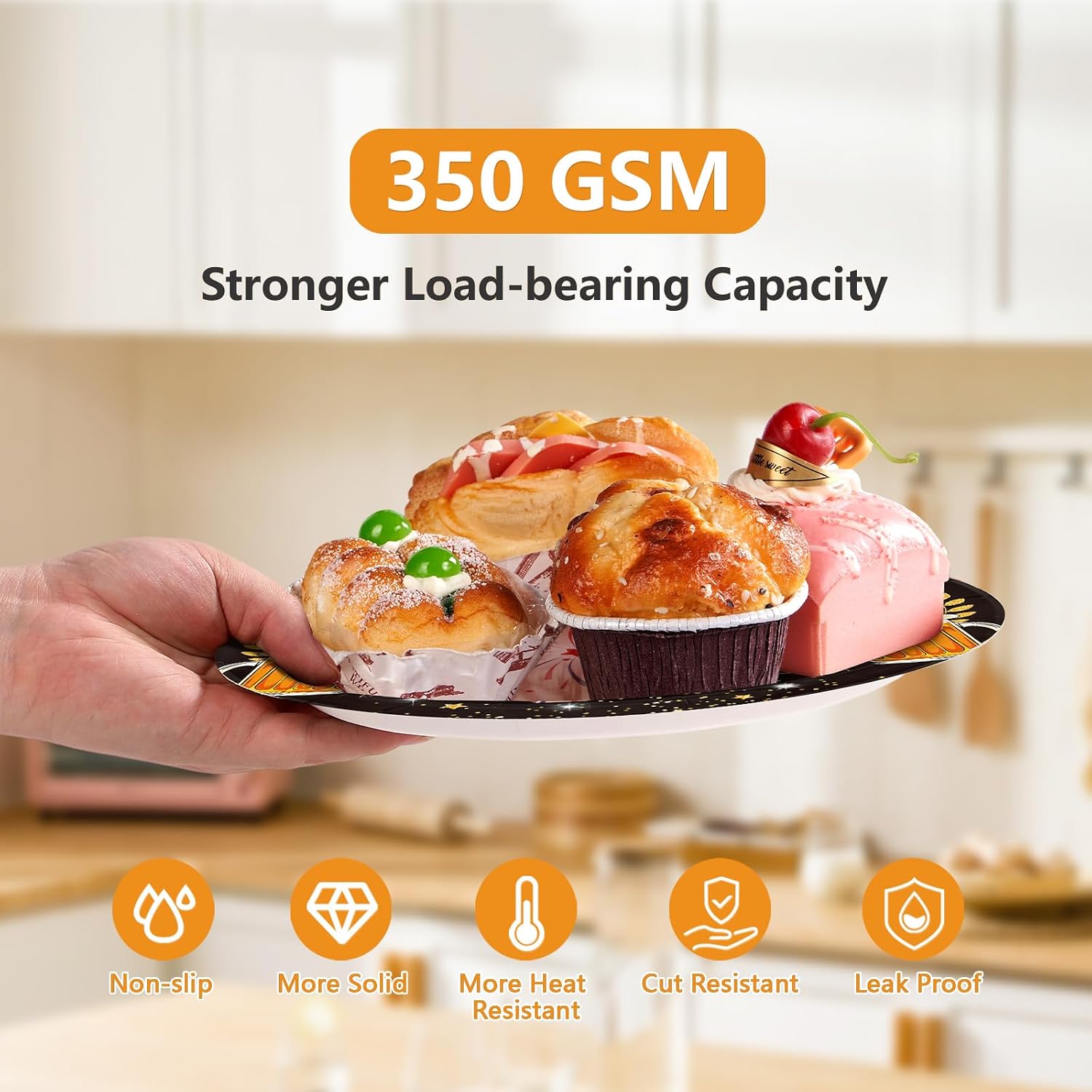 Cheers to 45th Birthday Plates & Napkins - 96 Pcs - view 4