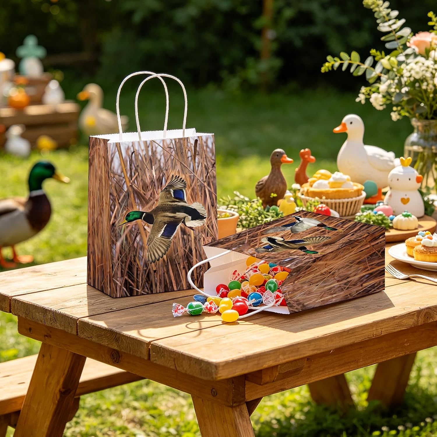 Duck hunting birthday goodie bags outdoor