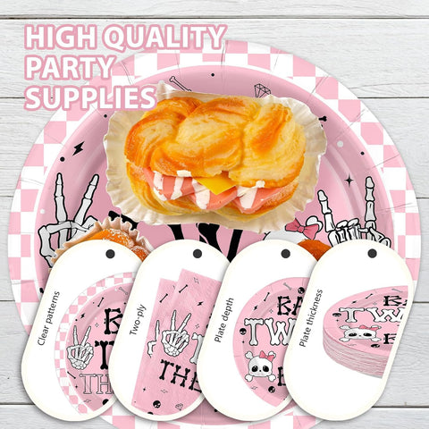 7 inch dessert plate and 9 inch dinner plate side by side