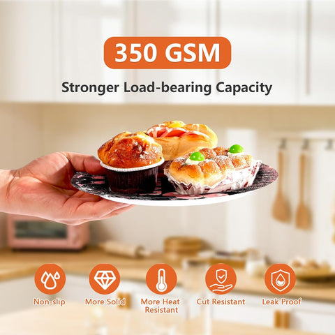 250Pcs Blue Orange Birthday Party Supplies Serves 50 - Grencian