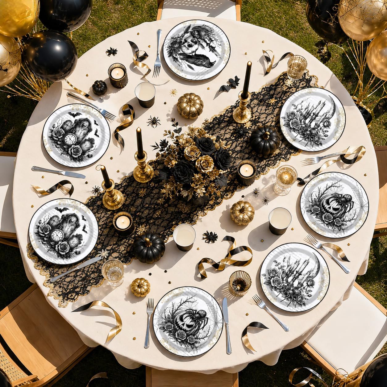 Size reference for the 9 inch vintage gothic plate