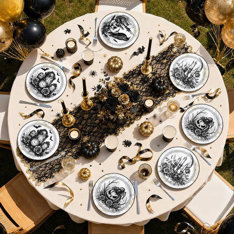 Size reference for the 9 inch vintage gothic plate