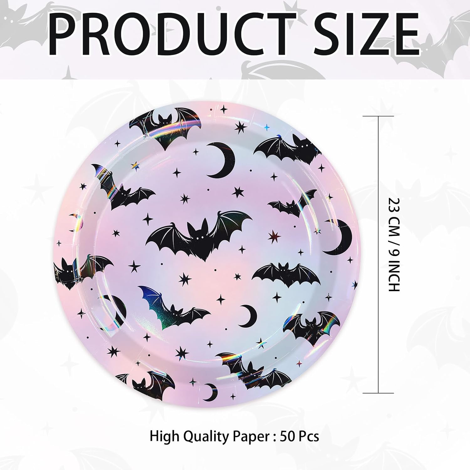 Size reference for the 9 inch dessert plate