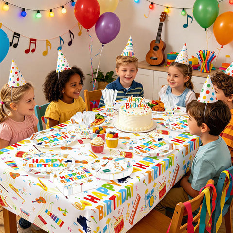 170Pcs Music Birthday Party Supplies Serves 24 - Grencian