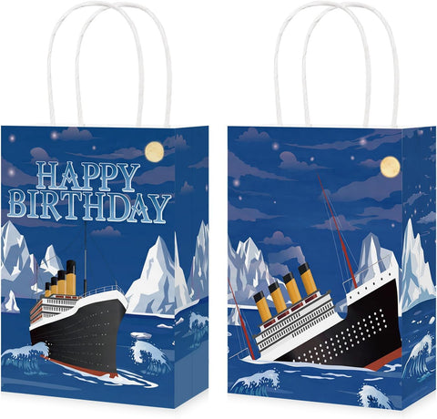 Grencian 16Pcs Nautical Birthday Goodie Bags Cruise Ship Party Favors - Grencian