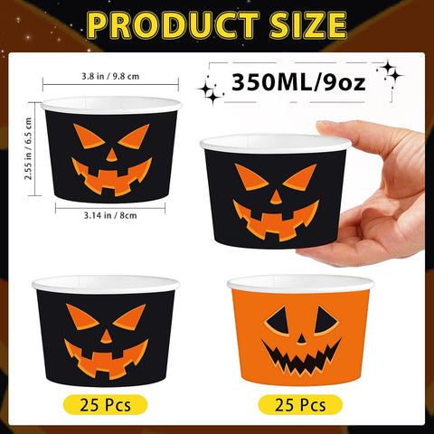 Size reference for the 9 oz snack cup