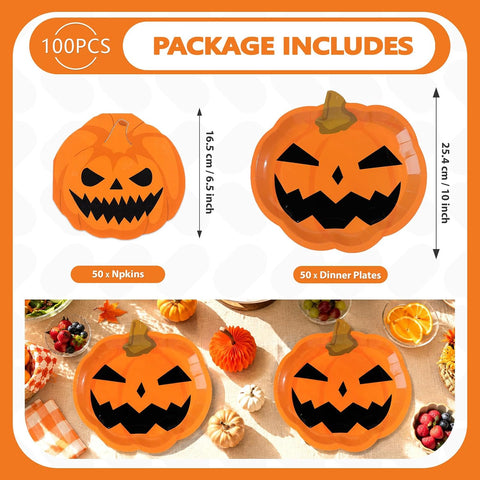 Size reference for the 10 inch pumpkin dinner plate