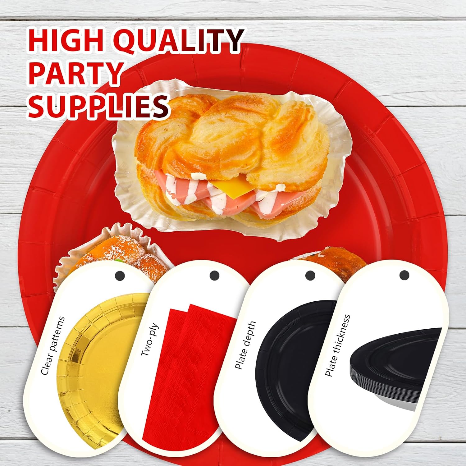 Package contents of the 168Pcs tableware set