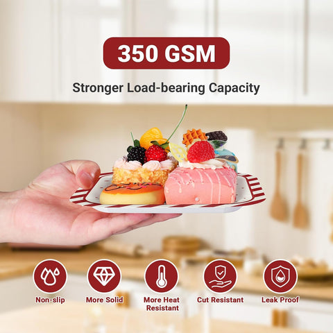 250Pcs Christmas Santa Plates Napkins Cups Set - Grencian