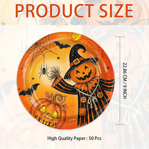Size reference for the 9 inch orange plate