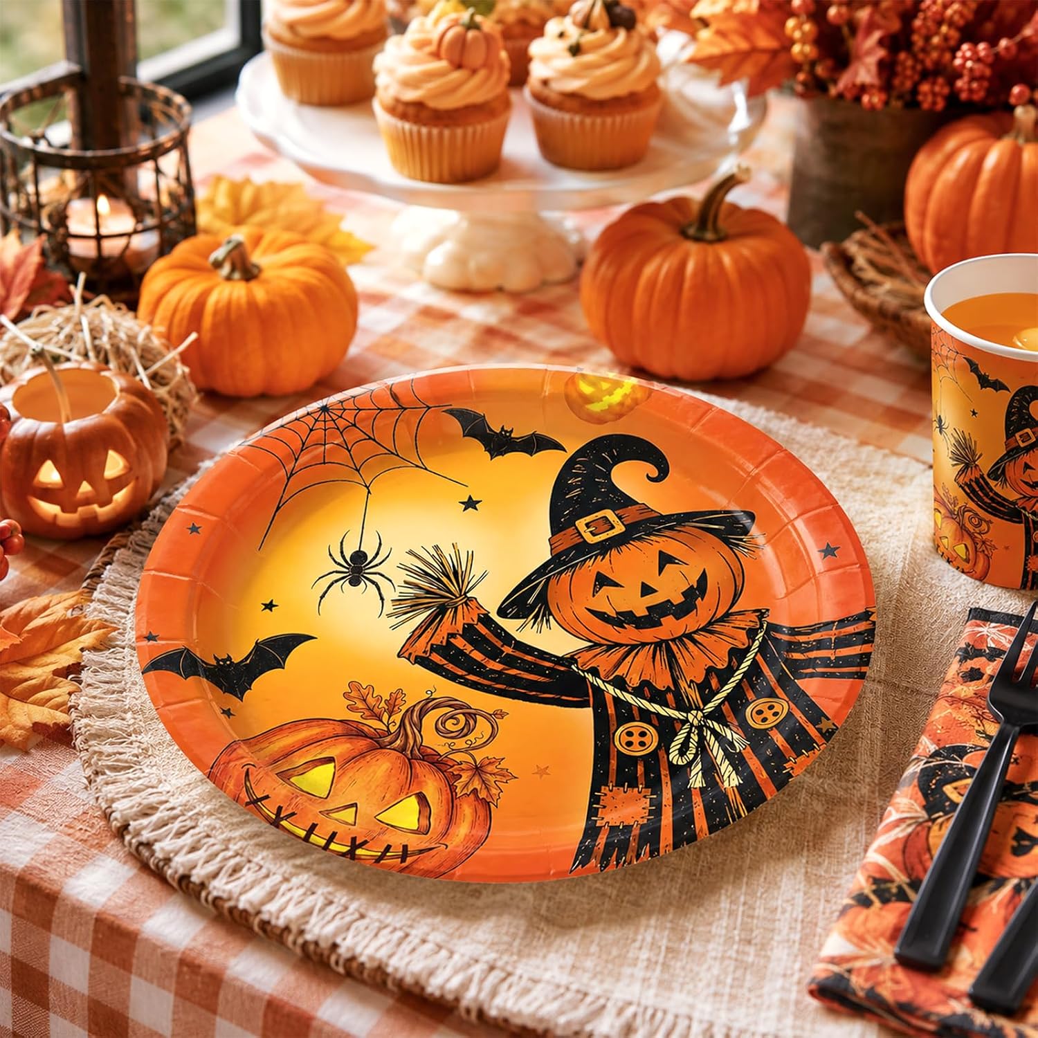 Party table styled with the set