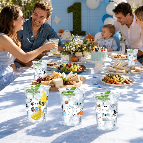Party scene using the Spooky One plastic cups