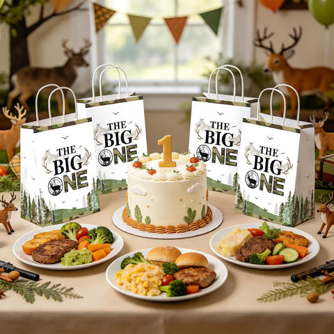 Hunting 1st birthday party supplies goodie bags