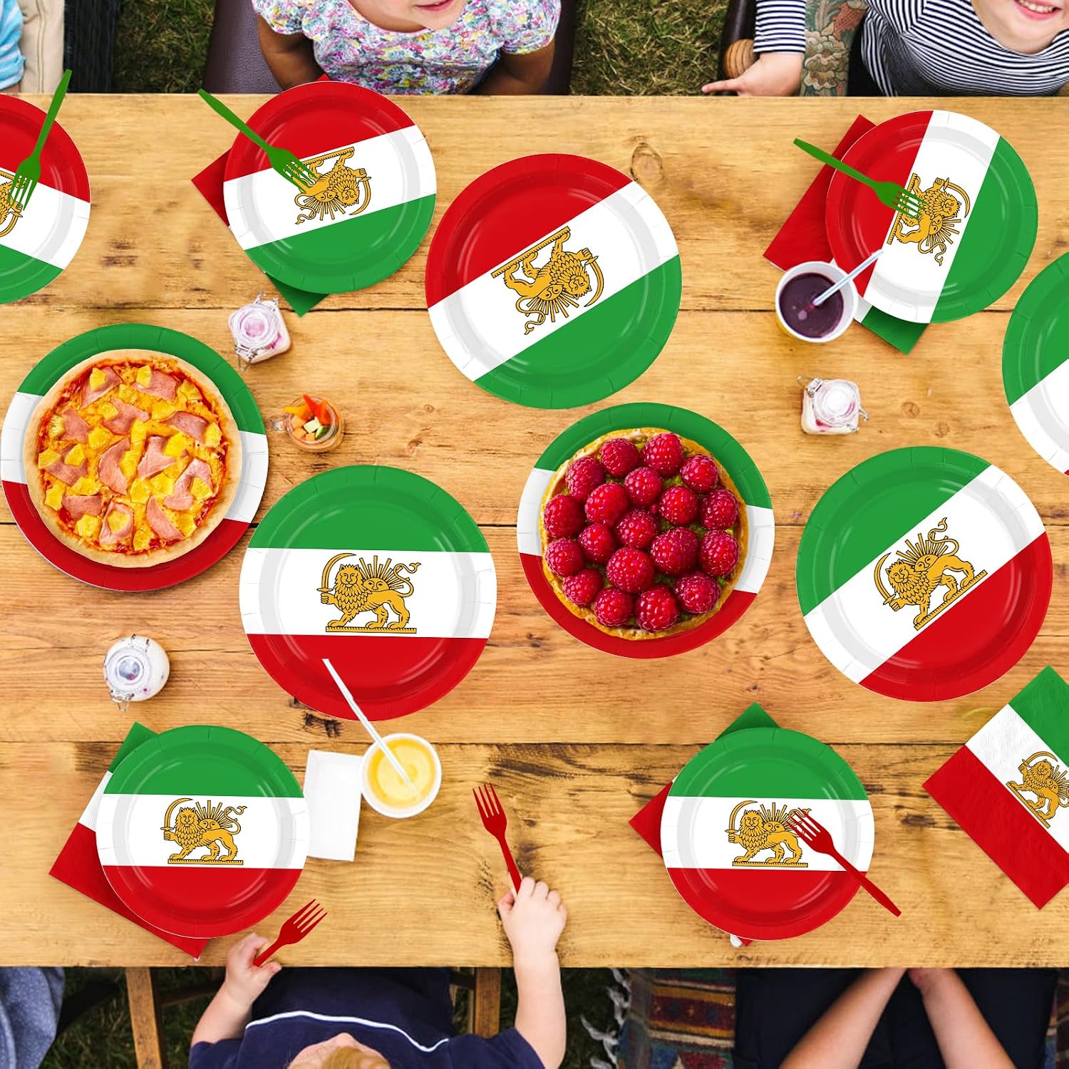 Iran themed party decorations table setting